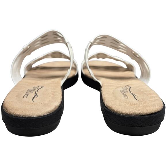 Easy Street Agata Slide Sandals‎ White 8.5 NIB - Picture 6 of 9